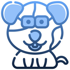 NERD Gradient icon,linear,outline,graphic,illustration