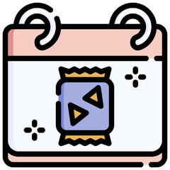 CHIPS filled outline icon,linear,outline,graphic,illustration