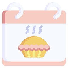 PIE flat icon,linear,outline,graphic,illustration