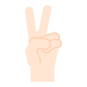 recommend clip art: シンプルでかわいい手のイラスト ピース