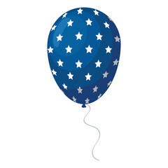 balloon helium with stars
