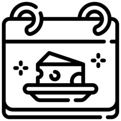 CHEESE line icon,linear,outline,graphic,illustration