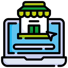 ECOMMERCE filled outline icon,linear,outline,graphic,illustration