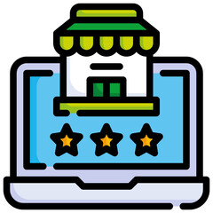 REVIWE filled outline icon,linear,outline,graphic,illustration