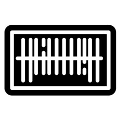 BARCODE glyph icon,linear,outline,graphic,illustration