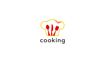 Fototapeta premium cooking logo design vector templet, 