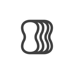 Swimming Pull Buoy line icon