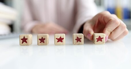 Customer adds fifth star to review closeup