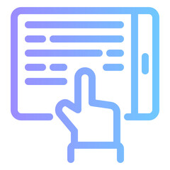 ebook gradient icon