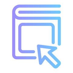 ebook gradient icon