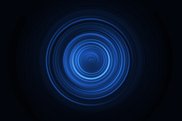 blue radial motion abstract background