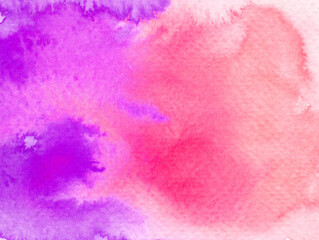 Abstract hand drawn colorful watercolor background