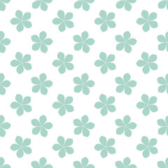 Seamless vector graphic floral pattern in gentle pastel colors. Modern design. Ideal for printing on fabrics and wallpapers.