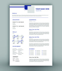 company cv template resume template  design