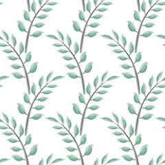 cute pattern with leaves