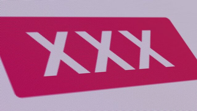 Banner XXX Close Up Commercial Explicit Business Concept Online Seamless Loop