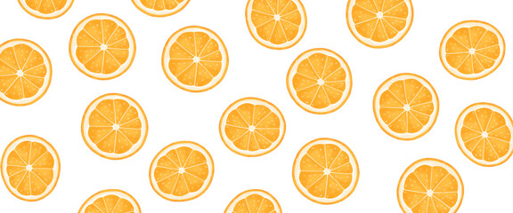Horizontal, artistic, colorful, oranges, banner illustration.