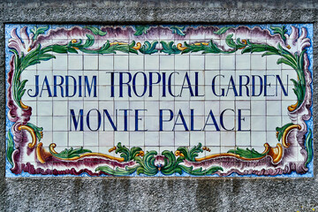 Jardim tropical garden, Monte palace, Funchal, Madeira, vacation on a flower island