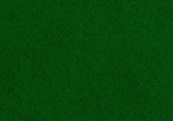 High resolution dpi close up scan of a fine grain fiber smooth paper texture background. Warm dark forest green colored wallpaper for natural product mockup material with copy space for text