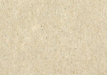 High detail close up high resolution paper texture background scan uncoated recycled fine fiber grain small colorful dust particles creme light brown beige color for wallpaper presentation copy space