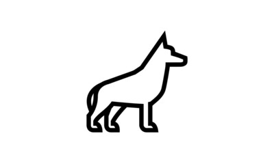 Pet icon outline style with white background eps 8 perfect pixel 