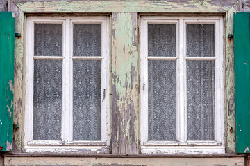 Sehr alte Holzfenster