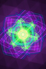 Purple Explosion Goa Music Abstact Background Uv Neon Colors