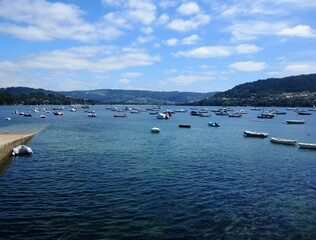 yachts and small vessels in sea