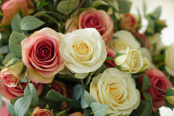 rose background that was created to replace natural roses