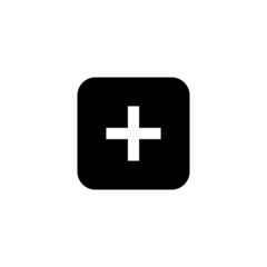 Obraz premium Plus button icon