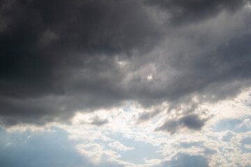 Obraz premium sky and clouds before a storm