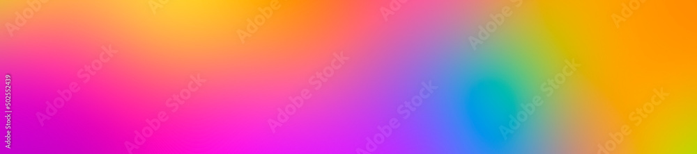 Poster multicolored rainbow gradient color background, smooth blend, abstract vector illustration.