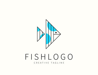 Fish logo design