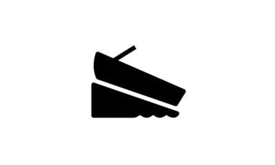 water transportation icon with white background