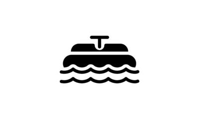 water transportation icon with white background