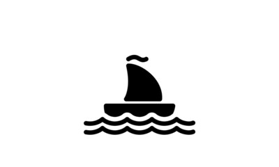 water transportation icon with white background