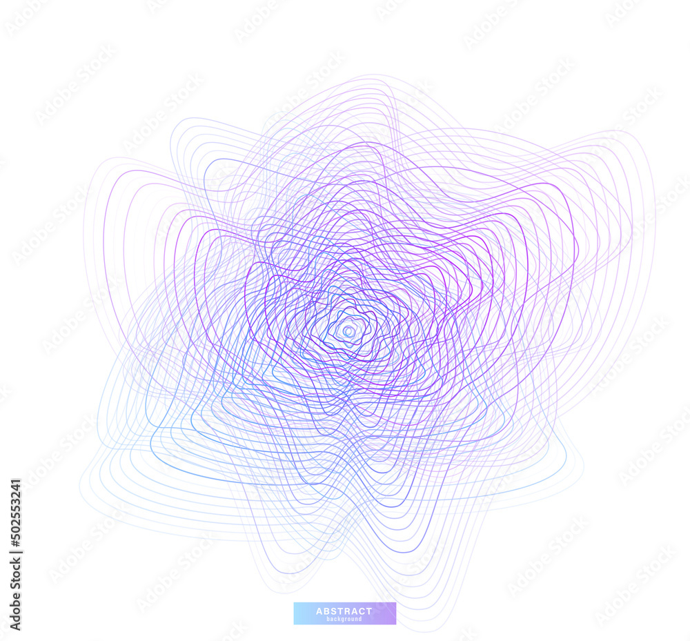 Poster abstract tech digital future shapes vector background isolated on