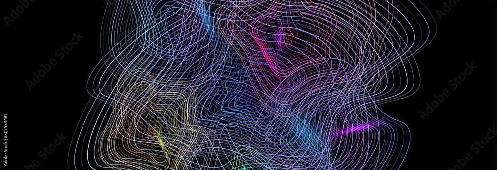 Aufkleber abstract tech digital future shapes vector background. technology 3d