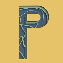 alphabet letter p
