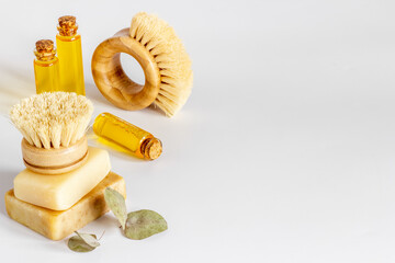 Zero waste accessories for massage and bath, spa products