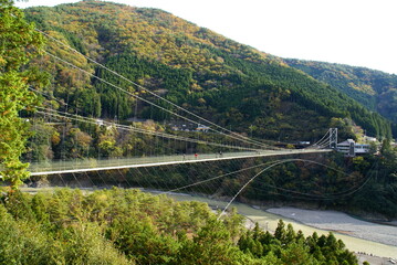 谷瀬の吊橋