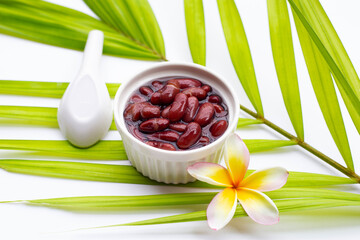 Sweet boiled red beans, Delicious dessert