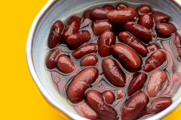 Sweet boiled red beans, Delicious dessert