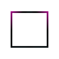 Square Frame, Colorful Abstract Frame, Pink Frame