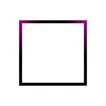 Square Frame, Colorful Abstract Frame, Pink Frame