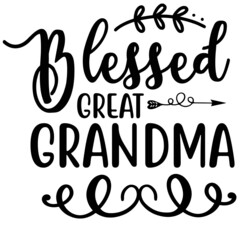 Grandma SVG Design, Typography,Hand Written,Svg Bundle,Grandma Svg Bundle,Typographic,One Blessed Grandma
