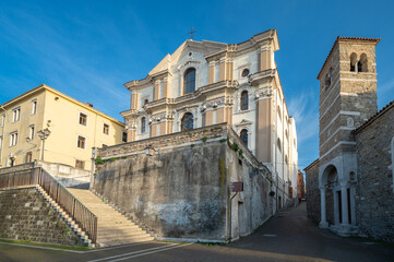 Fototapeta na wymiar Church Santa Maria Maggiore Trieste, Italy