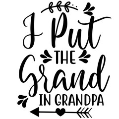Obraz premium Grandpa SVG Design,Svg Bundle,Typographic,Calligraphic,Typography,Grandpa Svg Bundle,Grandpa Bundle 