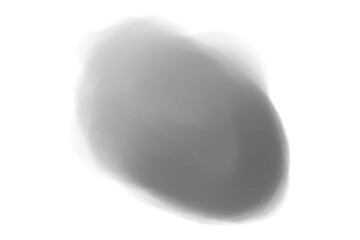 Watercolor spot on white. Digital aquarelle blotch on isolated background. Dark blur stain. Hand drawn backdrop for design and work. Doodle for inscriptions