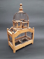 Vintage wooden cage